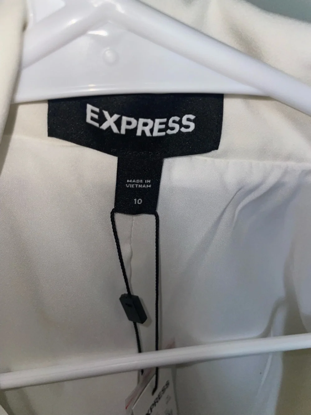 Express White Tailored Blazer - Picture 3 of 4